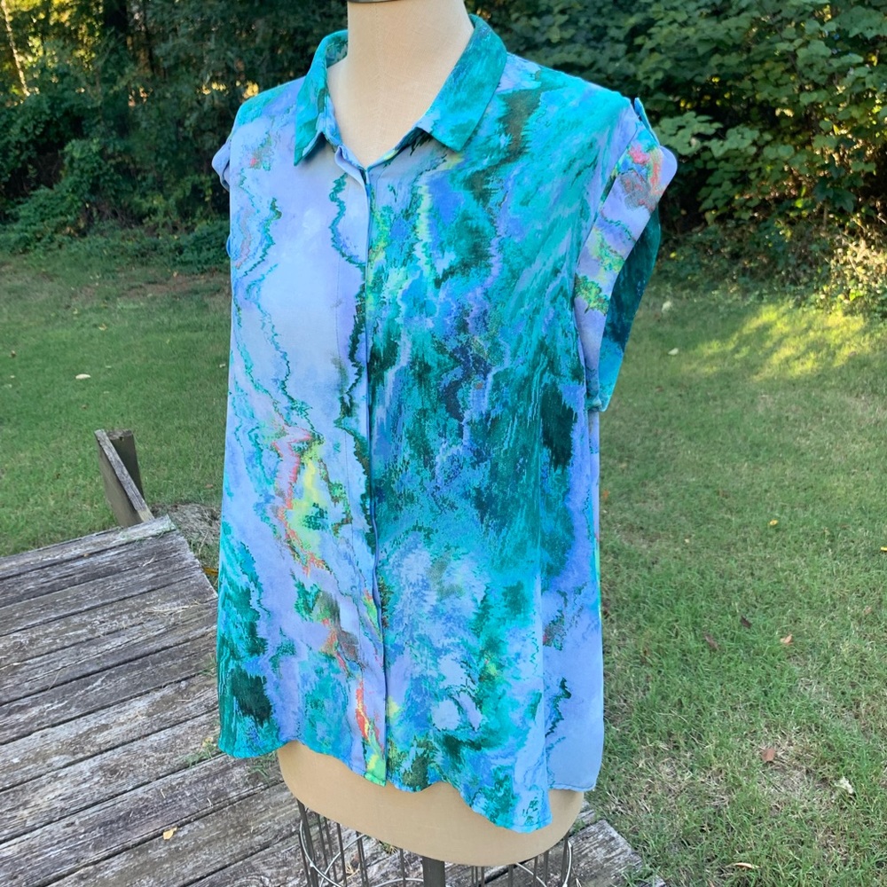 Marbled Blouse - Picture 6 of 16